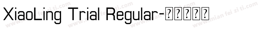 XiaoLing Trial Regular字体转换